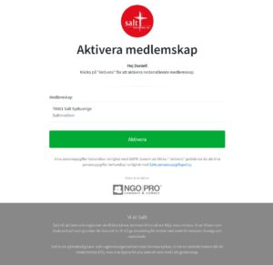 aktivera medlemskap